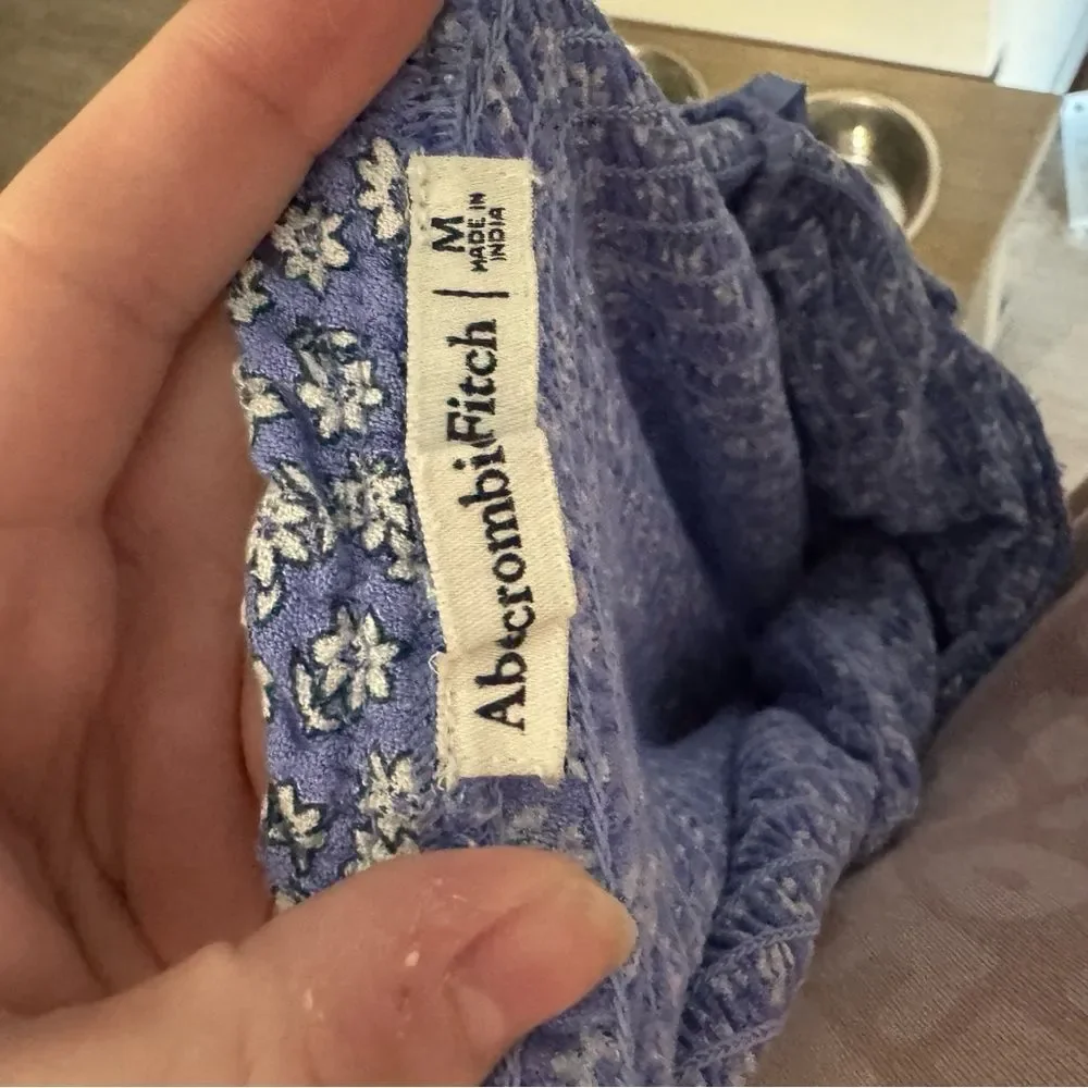 Abercrombie & Fitch Blue Floral Bodycon Dress